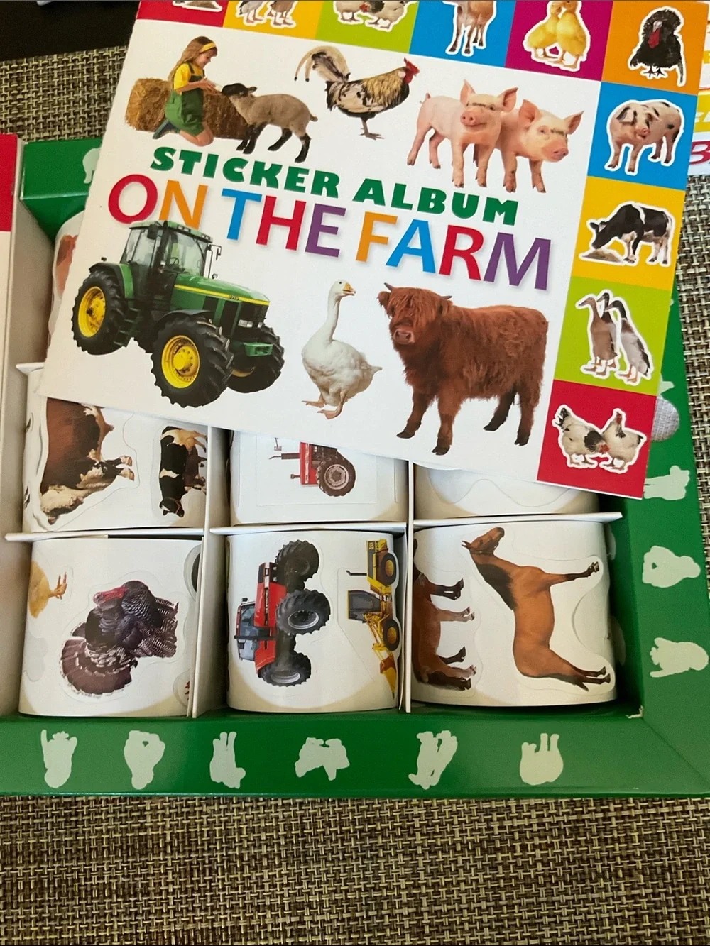 3 sticker gift packages.